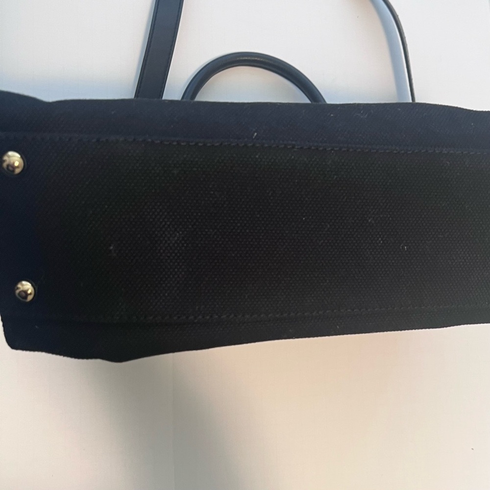 Black Gold Canvas Purse - image 7